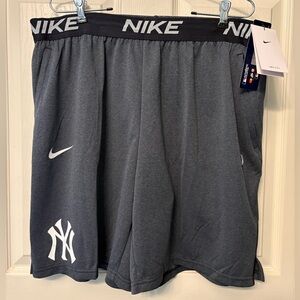 NWT Mens New York Yankees Nike Authentic Collection Performance Knit Shorts XXL
